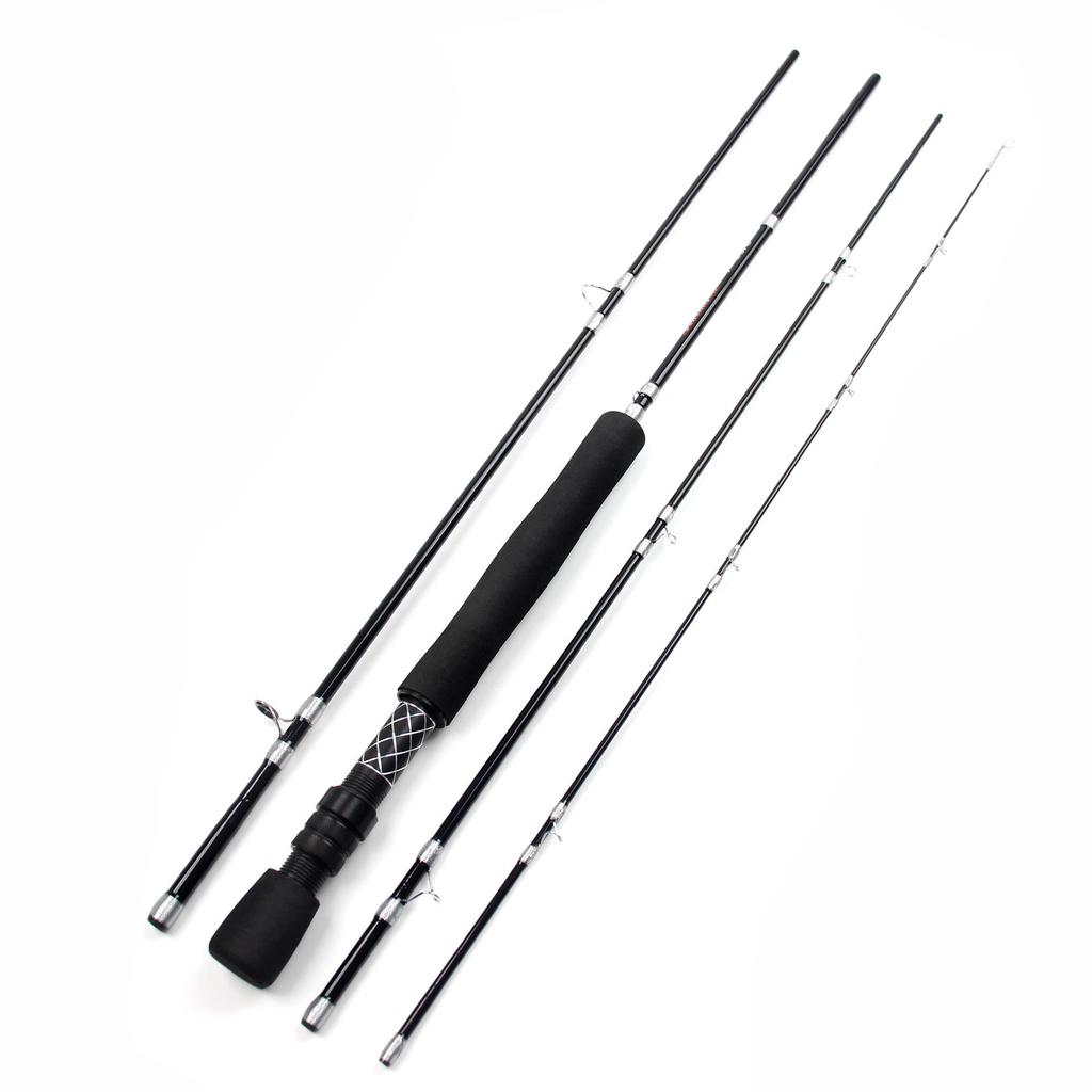 Portable Multi-Section Carbon Fly Fishing Rod for All Waters - Ideal for Freshwater, Saltwater, and Outdoor Use