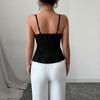 T-shirt Sottile Sospender Svuotata da Donna 2026 Estate Nuovo Stile Vita Sottile Top Sottile