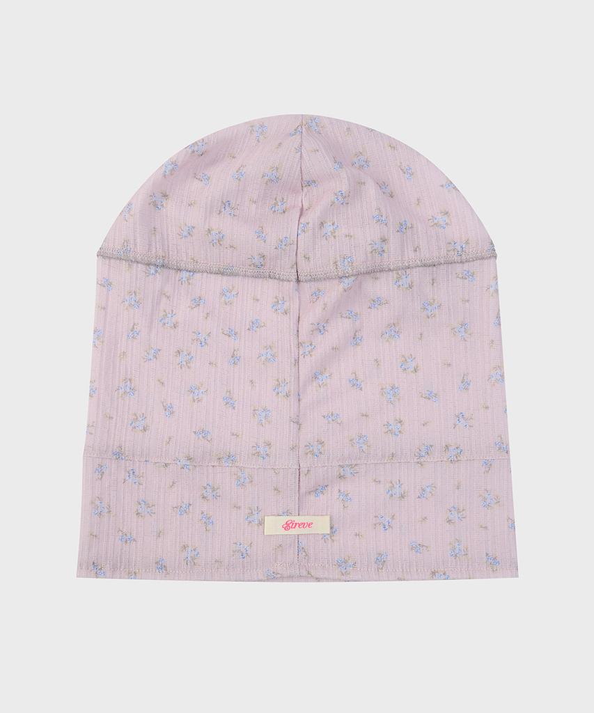 EIREVE Floral Easy Long Beanie (Pink)