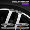 4pcs Car Badge Wheel Rims Brow Decal 3D Trim Sticker For Mazda 2 3 5 M5 Ms CX-4 CX-5 CX6 M3 M6 MX3 MX5 Rx8 Car Accessories