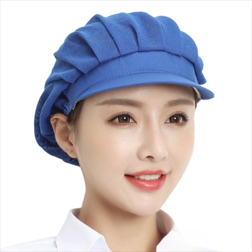 Oil Resistant Kitchen Work Cap Breathable Food Preparation Cap Chic Work Caps Food Handling