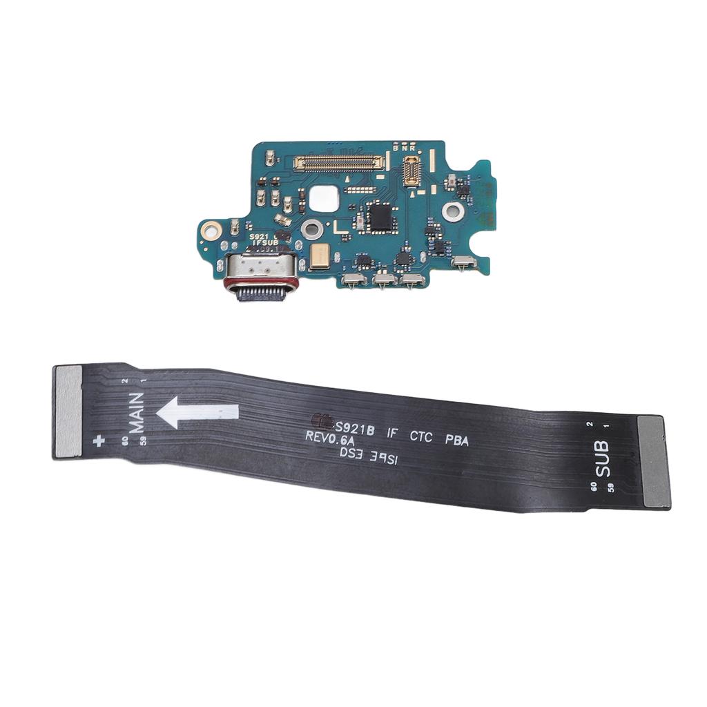 USB-Ladeanschluss Flexkabel Ersatz für Galaxy S24 S921B EU-Version USB C Ladeanschluss Dock Platine Fl