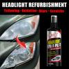 JOKJOK 100ml Ceramic Car Headlight Repair Spray - Advanced Yellowing and Oxidation Remover, Long-lasting Protective Coating
