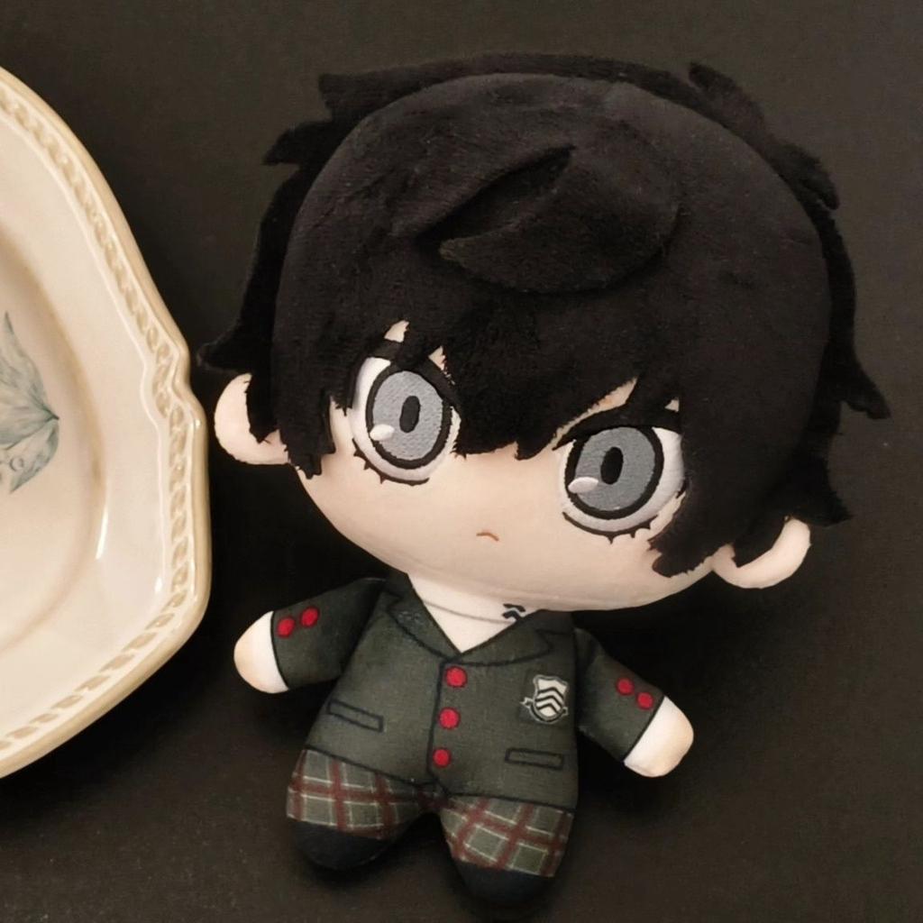 10Cm Amamiya Ren Soft Figure Joker Snuggly Cottonfabric Plushie Animated Periphertals Filled Item Bagpack Hanger Enthusiasts Collectable Holiday