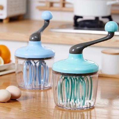 Batător manual de ouă multifuncțional 1 buc, unelte de coacere, batător manual mic de uz casnic, mașină de procesare a alimentelor, accesorii de bucătărie