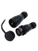 WEIPU SA1610P1S-3 M16 1Pin Outdoor Cable Wire Electrical Power Connector Panel Single Core 50A Aluminum Alloy Waterproof IP67