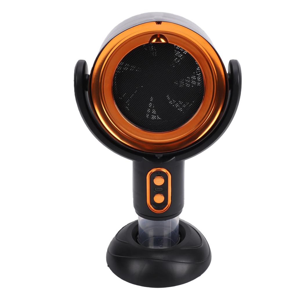 Smoke Fan USB Rechargeable Quiet Angle Adjustable Detachable Desktop Smoke Purifier for Kitchen Cooking BBQ Black and