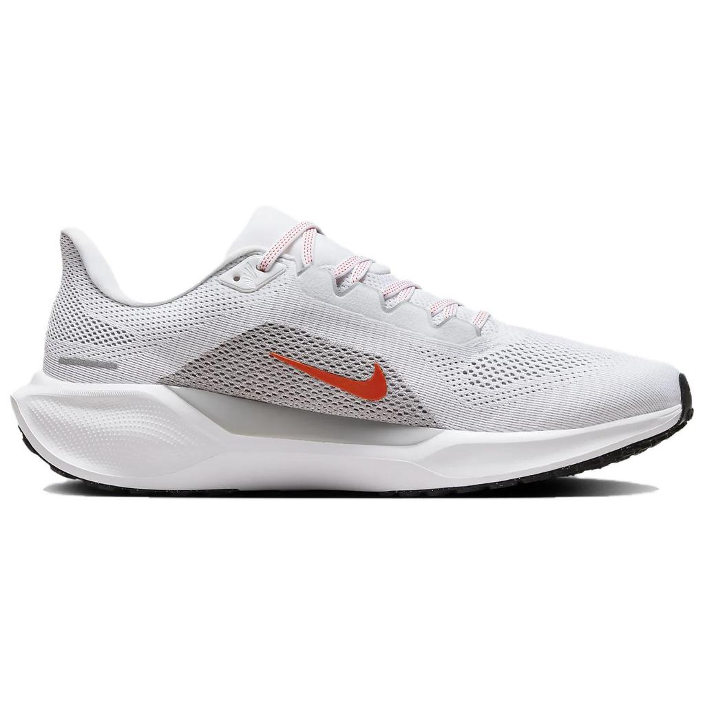 Nike Air Zoom Pegasus 41 FD2722-108 Men's White Wolf Grey Picante Red Running Shoes