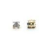 Zirconia Magnetic Ear Clips | No Piercing Faux Stud Earrings for Couples In Stainless Steel