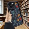 Colorful Floral Vines Soft TPU Phone Case for iPhone 17 16 15 14 13 12 11 Pro Max Plus Shockproof Anti-Slip Cover