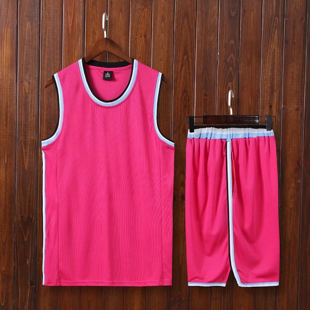 Heat City Basketball Uniform Kinder- und Erwachsenenanzug Teamspiel Trainingsanzug Doppelseitige Tasche XS-5XL