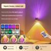 Romantic Water Ripple Ambient Bedside Night Light with Dynamic Projection - Wireless Mood Lamp for Bedroom