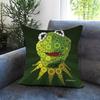 Trendy KKermit the Froging Cushion Cover Comfortable Reversible Pillow Cover Ideal for Car Sofa Bedroom  Beyond
