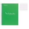 Notebook - A4 (21x29,7cm) - Small Squares - 80 Pages - Green Hardcover - Spiral - Miquelrius Notebook