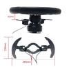 Universelles Rennsport-Sportlenkrad-Knopf-Umsetzungs-Kit Mattes Karbonfaser Magnetischer Schaltwippen-Shifter