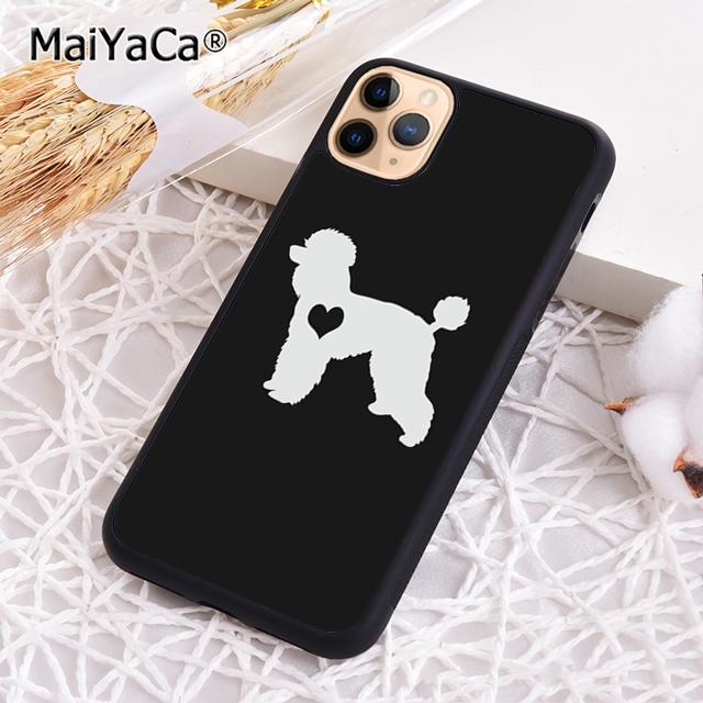 MaiYaCa Funny Poodle Dog Lovers Phone Case Cover For iPhone 17 Air 16 16e 15 Plus 11 12 13 14 Pro Max Coque