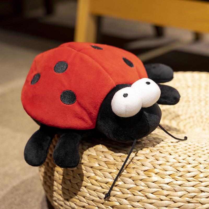 Plush Bee Ladybird Toy Insect Stuffed Doll Kids Gift Home Decoration Bedroom