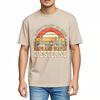 Street Wear Boys short sleeve tshirt Black Sunset Cactus Cowboy Horse Naps Westerns fashion Unisex tops Unisex fashion tshirt