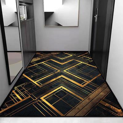 Nordic Geometric Style Carpet Luxury Bedroom Decoration Rugs Sofa Side Carpets for Living Room Lounge Short Velvet Floor Mat