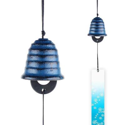 Japanese Style Cast Iron Wind Chimes Vintage Creative Blessing Bell Simple Ornaments Bell Outdoor