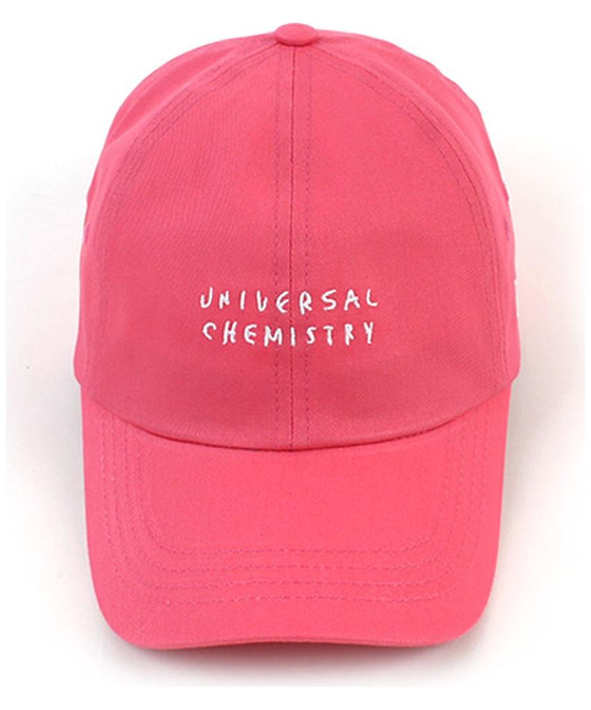 Yunibeosyeolkemiseuteuli Front Logo Cotton Pink Ballcap