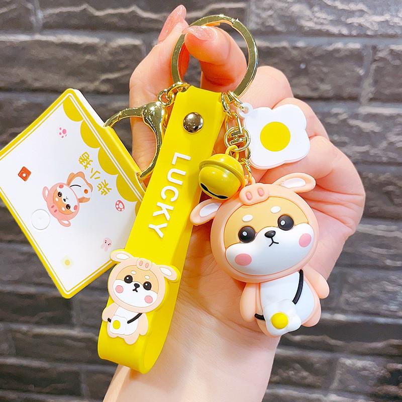 

Брелок Shiba Resin Inu Милий Мультяшний Собака Аксесуар для Сумки для Дітей та Любителів Домашніх Тварин Pig