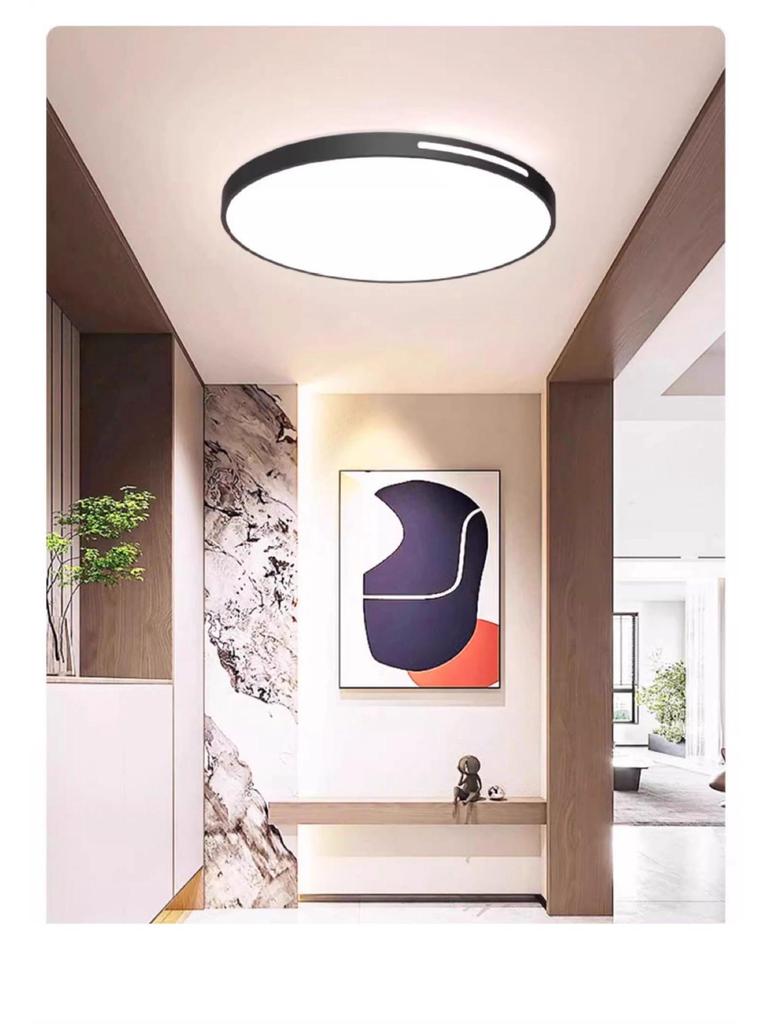 Modern 2025 LED Ceiling Light - Super Bright, Eye-Friendly for Bedroom, Study & Dining Areas