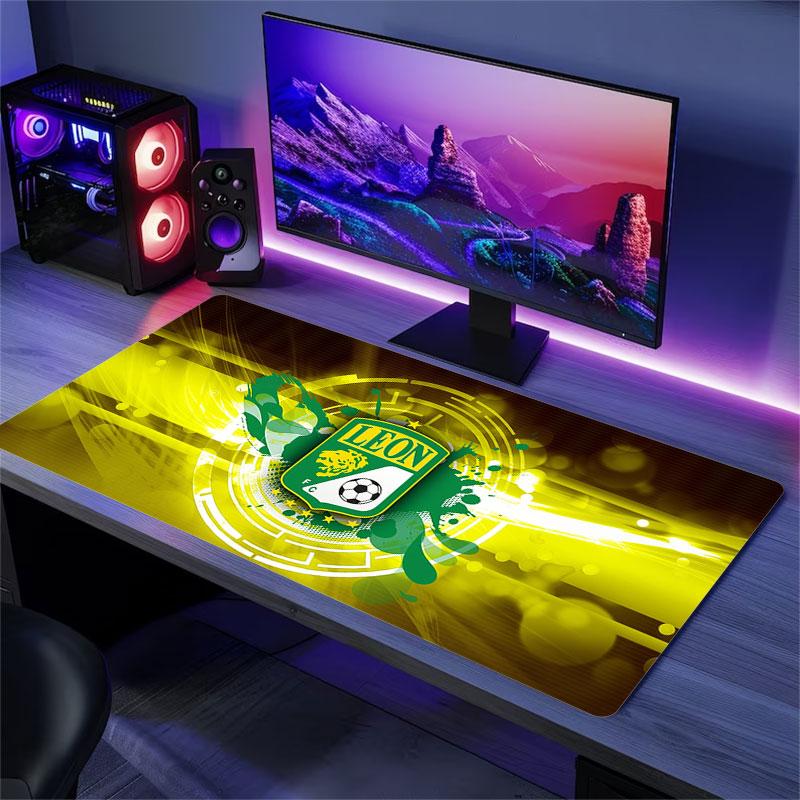 Leon Youth FC Mouse Pad, Large Gaming Desk Mat, Non-slip XXL Mousepad for Laptop & Tablet, Mini PC Playmat with Stitched Edges