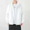 Men Casual Stand Collar Loose Long Sleeve Solid Jacket Outerwear