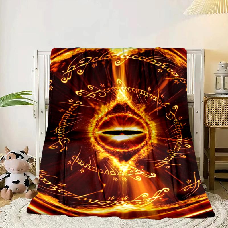 Middle-earth Map Adventure The Lord Blanket Flannel Blanket for Bed, Sofa, Camping, Hiking, Picnic Essentials, Gift for Family Fan Gifts