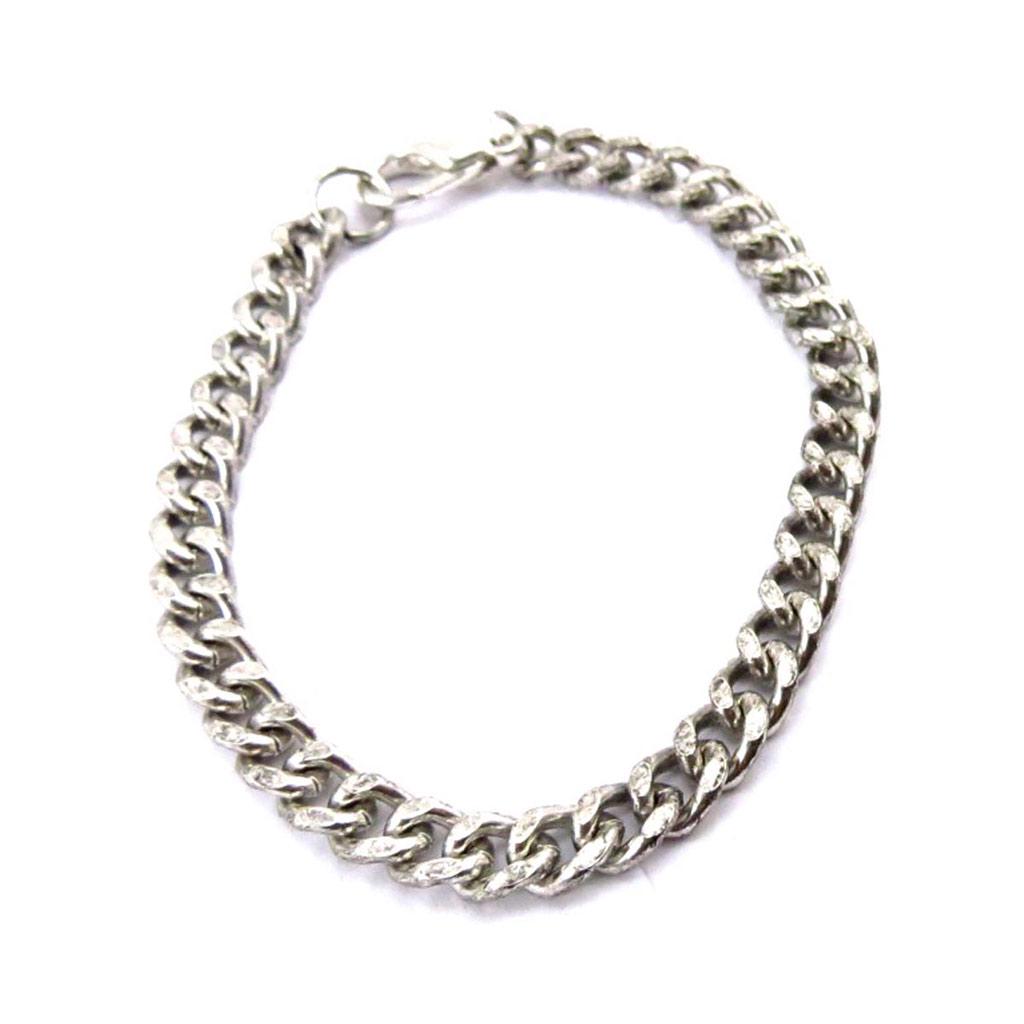 Les Trésors De Lily [J7247] – Silbernes „Maille Curb“-Armband