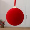 Flocked Velvet Christmas Ornament Ball Decor Tree Hanging Party Decoration Festive Holiday Home