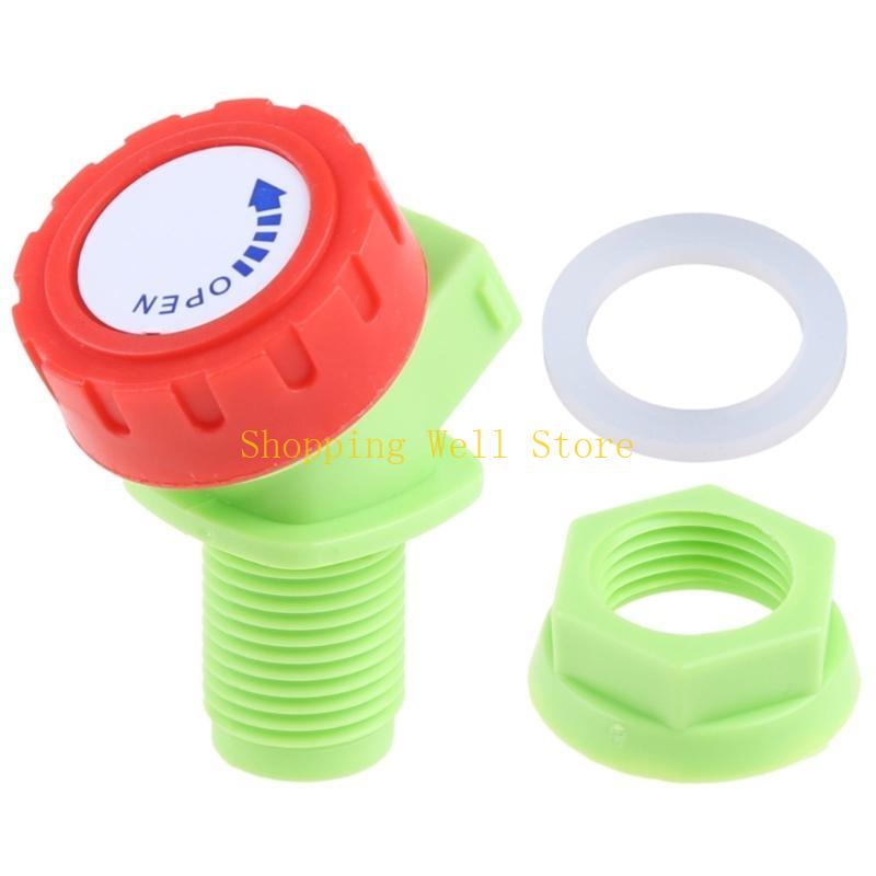 KX4B Spigot Faucet Knob Tap Switch Spout Dispenser Replacement Bulkheads Fitting