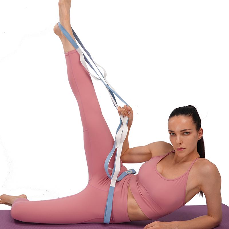 Yoga Pilates Gym Exercise Fitness Supplies Pull Stretching Equipment Straps custom