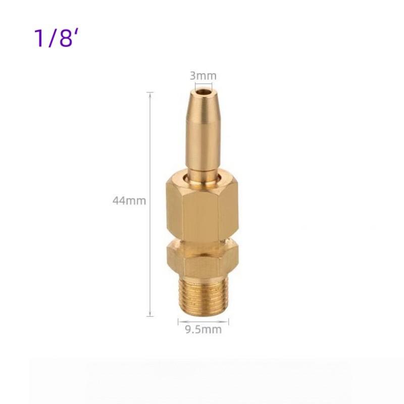 Ugello per Fontana da Giardino in Rame Pieno Regolabile Esagonale Spruzzatore d'Acqua per Decorazione del Giardino