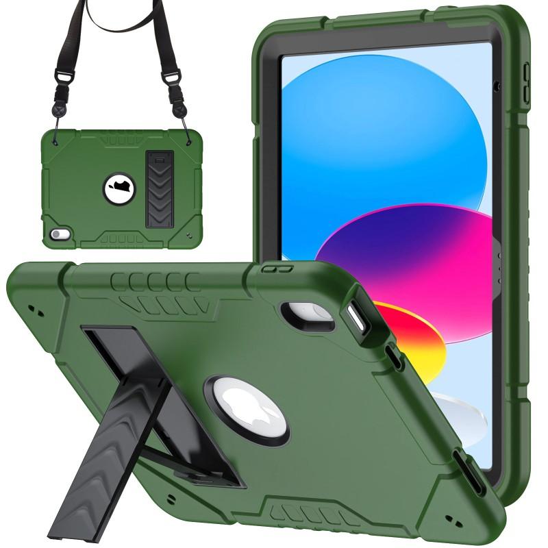 Shockproof Silicone Case With Stand 10.9-inch IPad 10th 11th Gen A16 Tablet Multi-Color Options