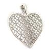 Les Trésors De Lily [K3623] - Silver Pendant 'Love' Silver White (rhodium-plated) - 25x20 Mm