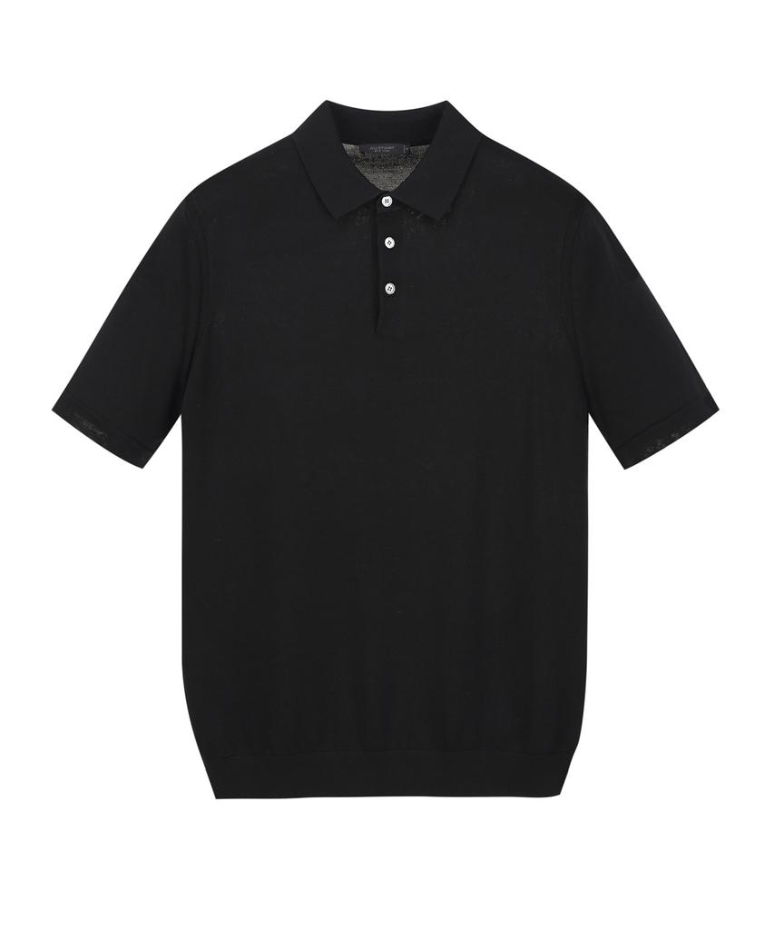 Jilseutyueoteunyuyogmaen Silk Blend Collar Knit - Black (Jnsw6B301Bk)