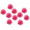 10 stycken 7 cm sidenblomma ros Huvuden Konstgjorda Blomhuvuden Prydnader Bröllopsdekorationer