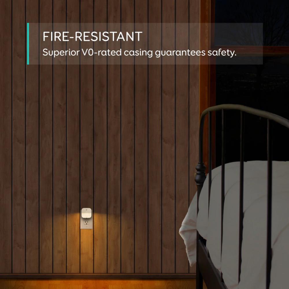 Smart LED Night Light Motion Sensor Lights Plug-in PIR Cabinet Stair Lamp