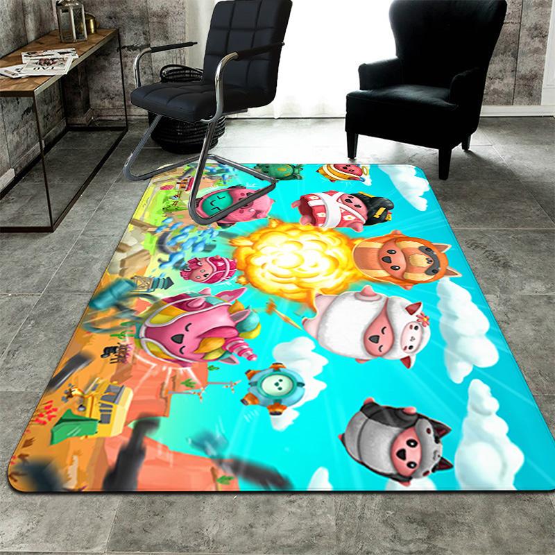 Super Rolling Heroes Deluxe Rug Floor Mat for Living Room or Bedroom Soft and Comfortable Carpet a Gift for Birthday and Holiday.FFFDT1012364