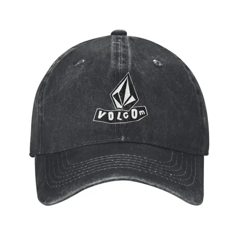Custom Volcoms Logo Baseball Cap Sports Cotton Snapback Hats Women Unisexs Adjustable Dad Hat