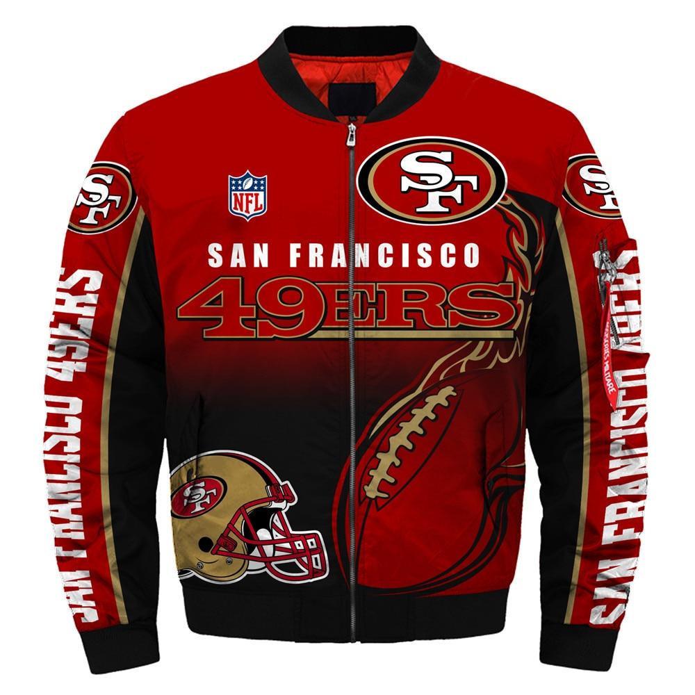 Herren NFL Falcons Team 3D-Druck Reißverschlussjacke