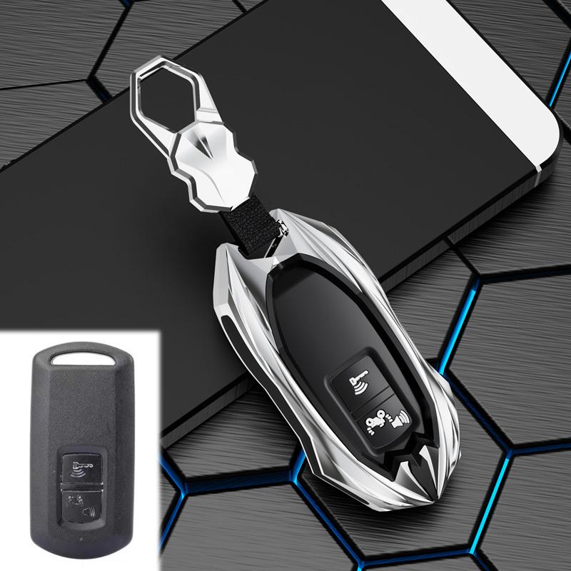 Zinc Alloy Car Key Case Smart Remote Control Fob Cover For Honda Airblade 125 C125 Super Cub Scooter Vario 150 PCX Forza 300