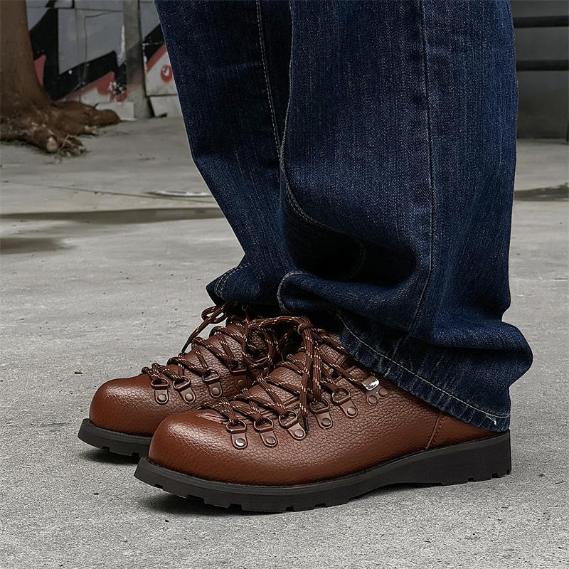 Fashion Fashion British Style Casual Men's Shoes Spring Autumn Increase Men Derby Shoes Designer Lace-up Soft-soled Men Wedding Shoes