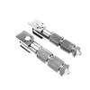 1 Pair CNC Aluminum Alloy Folding Foot Pegs Front & Rear Footrest Mod Parts for Motorcycle Scooter Electric Bike