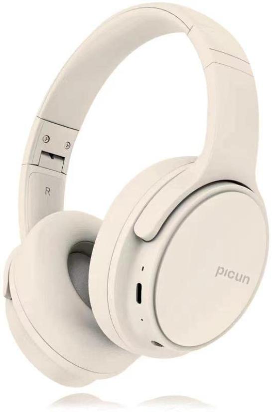 

[2023 Новые Bluetooth 5.3 + Hi-Fi] Беспроводные накладные наушники, Поддерживают одновременное подключение двух устройств, Низкая задержка, Закрытая конструкция,