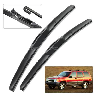For Jeep Grand Cherokee ZG 1996-1999 1997 1998 Wiper Front Wiper Blades Windshield Windscreen Window Brush 20"+20"
