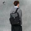 Whale Language Vintage Genuine Leather Laptop Backpack for Men - Stylish College Student Bag