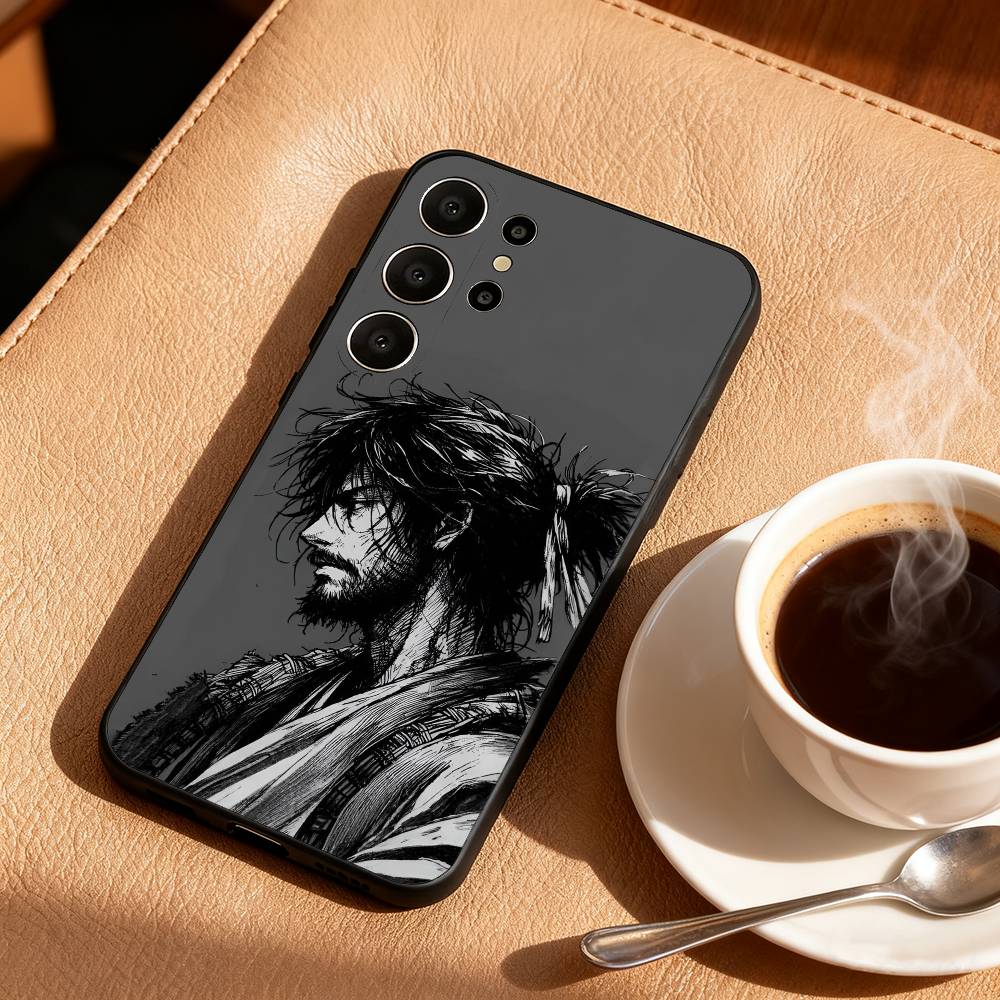 Vagabond M-Miyamoto M-Musashi  Phone Case For Samsung S25,24,23,22,30,21,10,9,Ultra,Plus,Lite,FE Black Soft Case